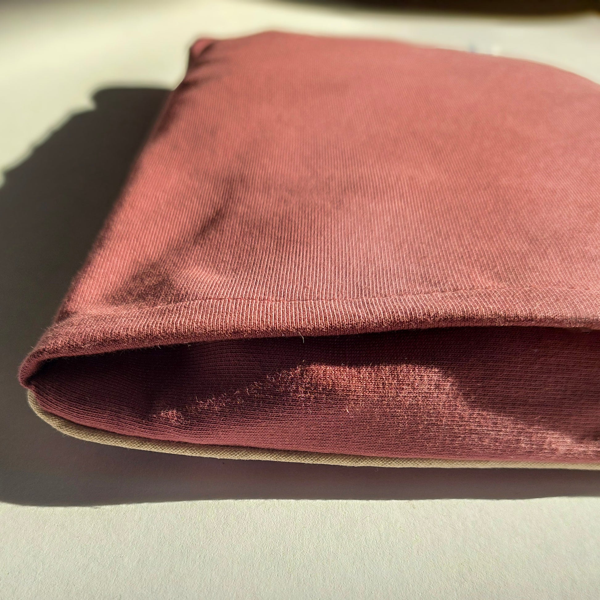 Wärmekissen mit Kirschkernen Burgundrot