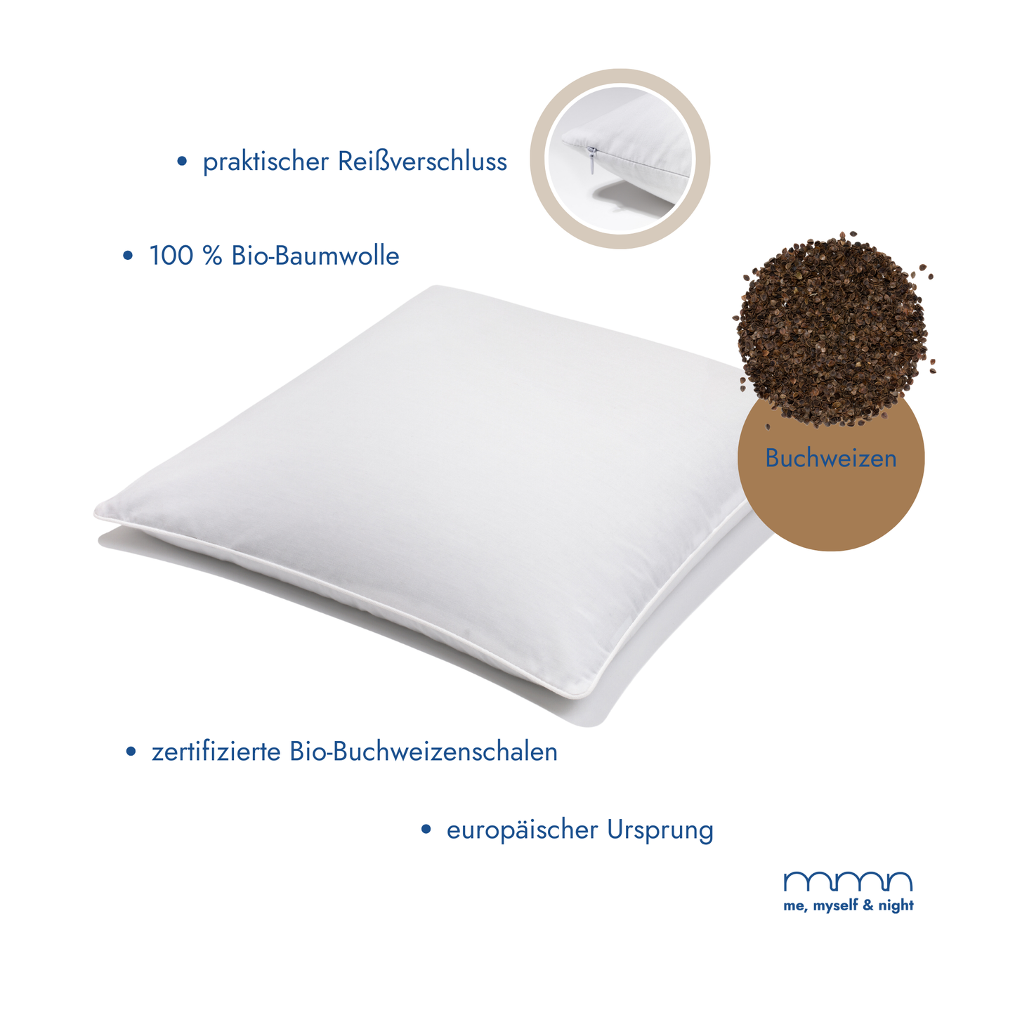 Sleeping pillow spelled 40x40 cm